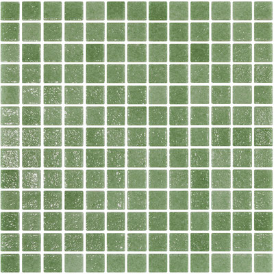 Mosaico 25mm x 25mm. Verde olivo. Caja con 2m2