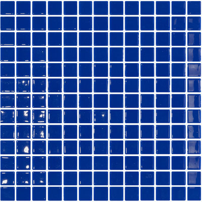 Mosaico 25mm x 25mm. Azul fuerte. Caja con 2m2