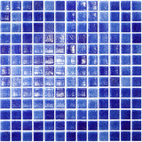 Mosaico 25mm x 25mm. Azul niebla fuerte. Caja con 2m2