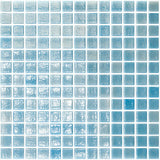 Mosaico 25mm x 25mm. Azul niebla piscina. Caja con 2m2