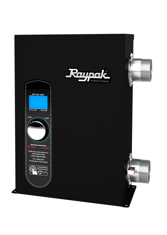 Calentador eléctrico para hidromasaje Raypak Digital E3T de 5kW