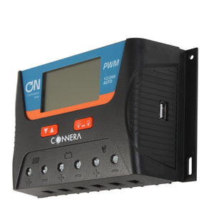 Controlador de carga solar con modulación del ancho de pulso (PWM) 40 A para baterías de 12 ó 24 VCD